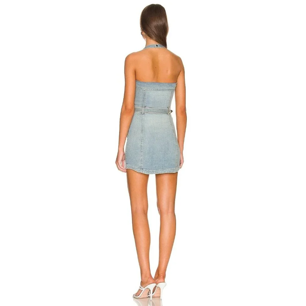Retrofete Fallon Dress Porcelain Blue Women's Size XS - Picture 3 of 13